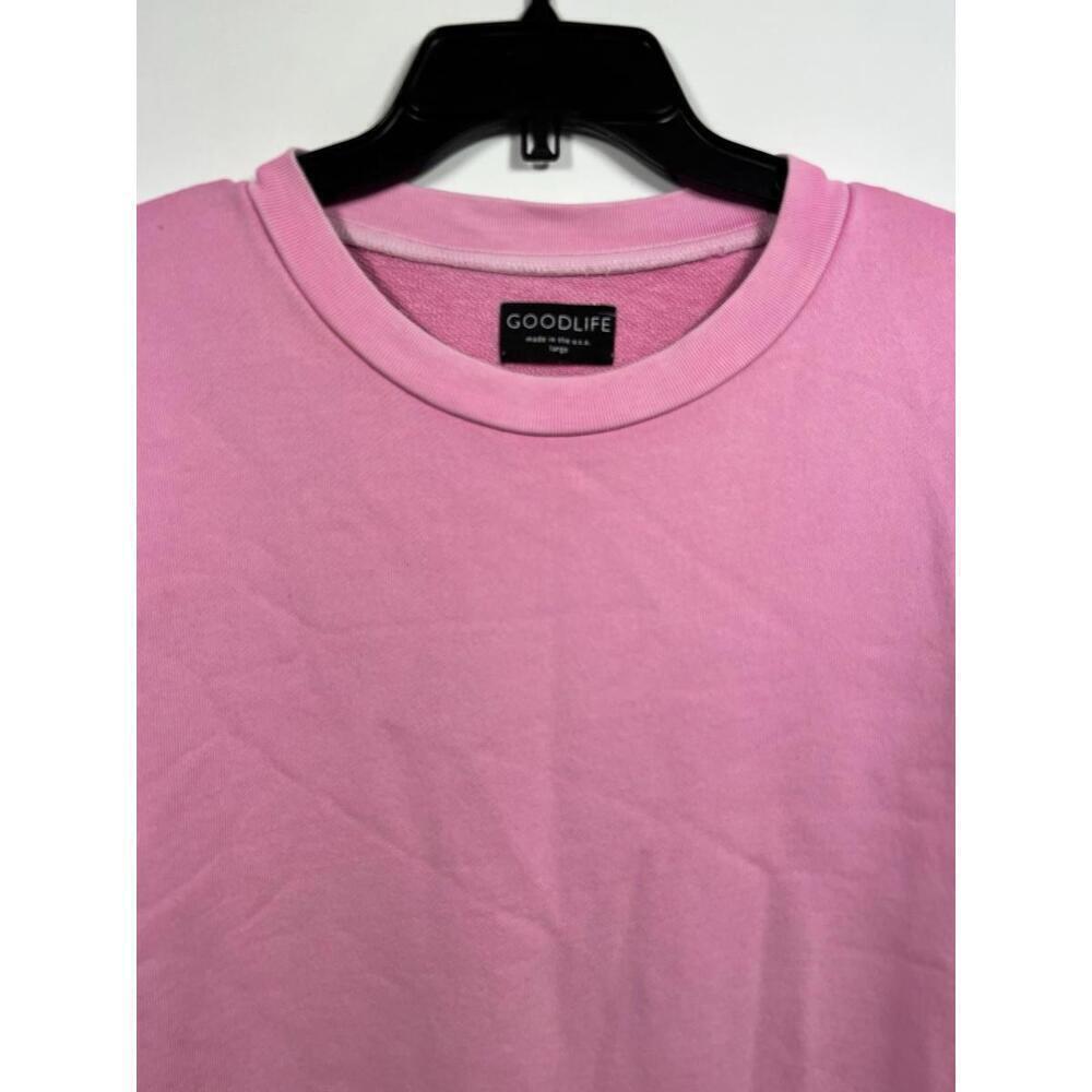 Goodlife Women’s Crewneck Sweatshirt Pink Sz Large Made In USA - Picture 2 of 7